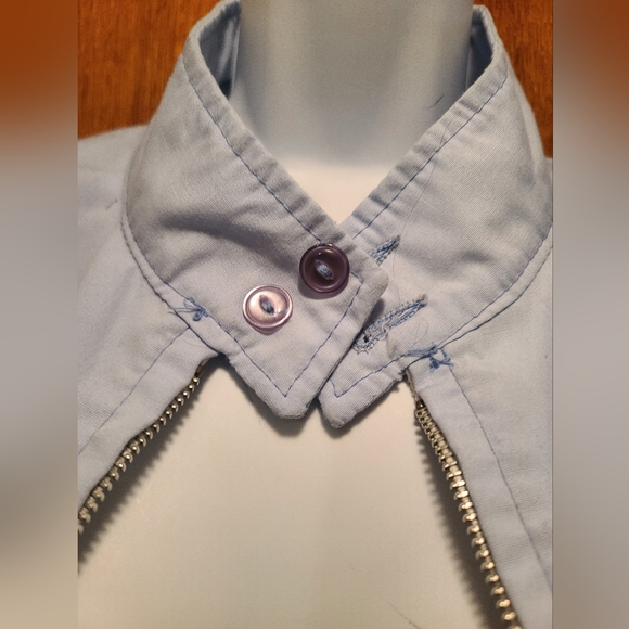 Vintage baby blue 💙 windbreaker by Butwin szXL - Picture 4 of 6